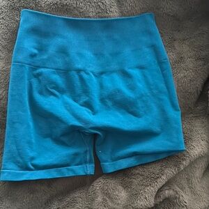 Alphalete Blue Bike Shorts Soft Stretchy Athletic Wear